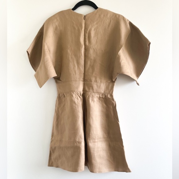 Reformation Short Sleeve Linen Dress - Picture 10 of 12